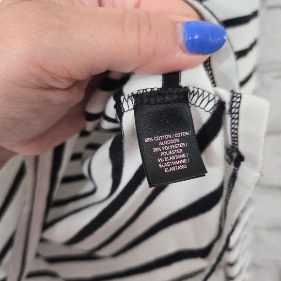 V. Secret stripe open back long sleeve top - Picture 10 of 15